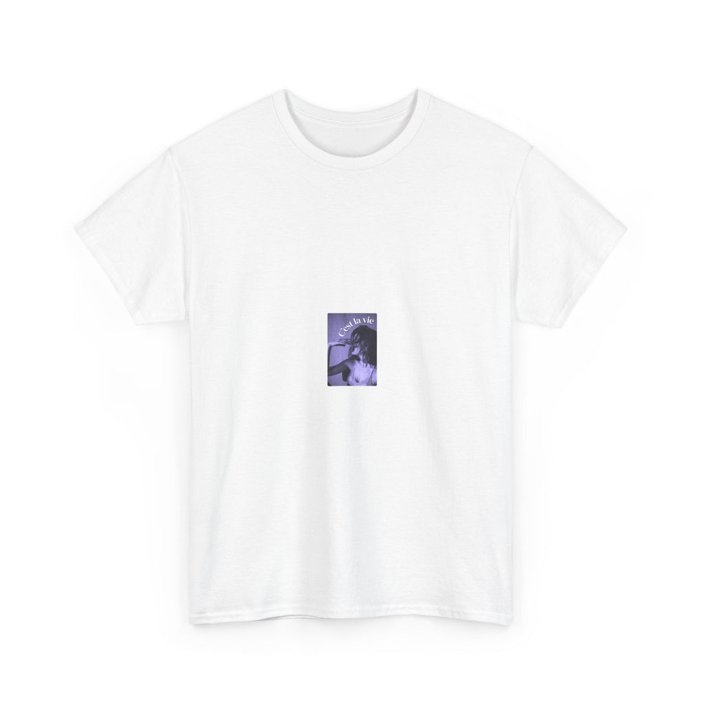T-Shirt — Minimal Purple Aesthetic Photo Tee