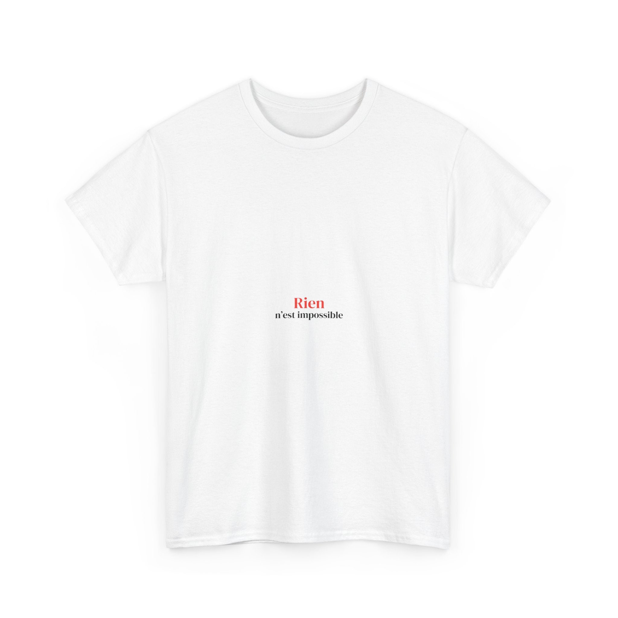 T-Shirt — Minimal 'Rien à voir d'important' French Graphic Tee