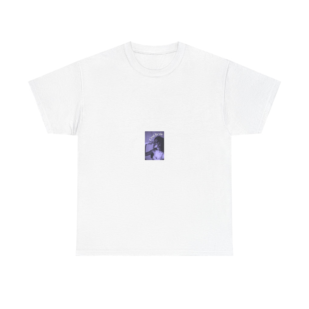 T-Shirt — Minimal Purple Aesthetic Photo Tee